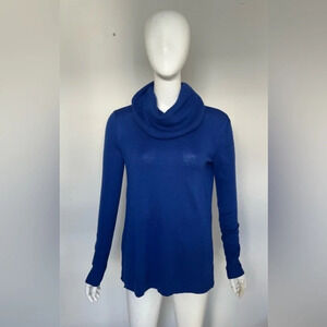 Daisy Fuentes Women's Long Sleeve Turtleneck Sweater Blue Size M NWOT